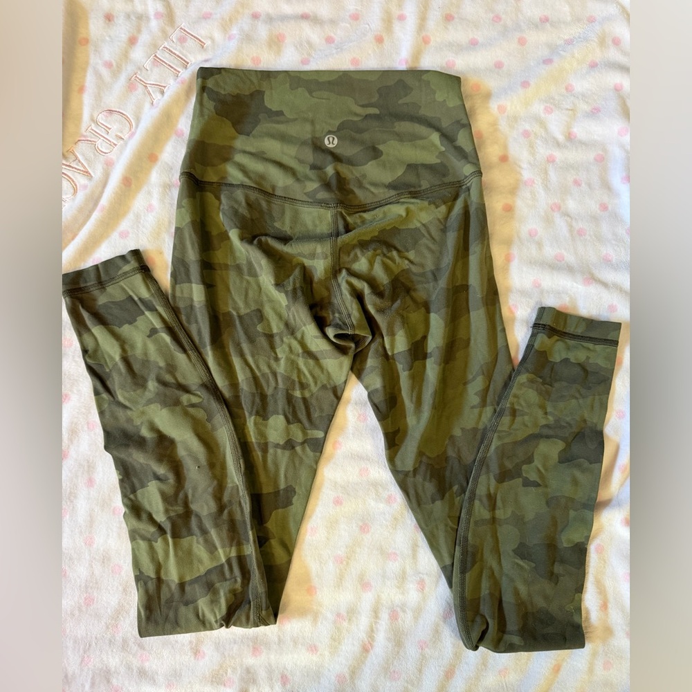 lululemon align Camo leggings size 4